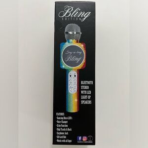 Sing-Along Bling Bluetooth Karaoke Microphone